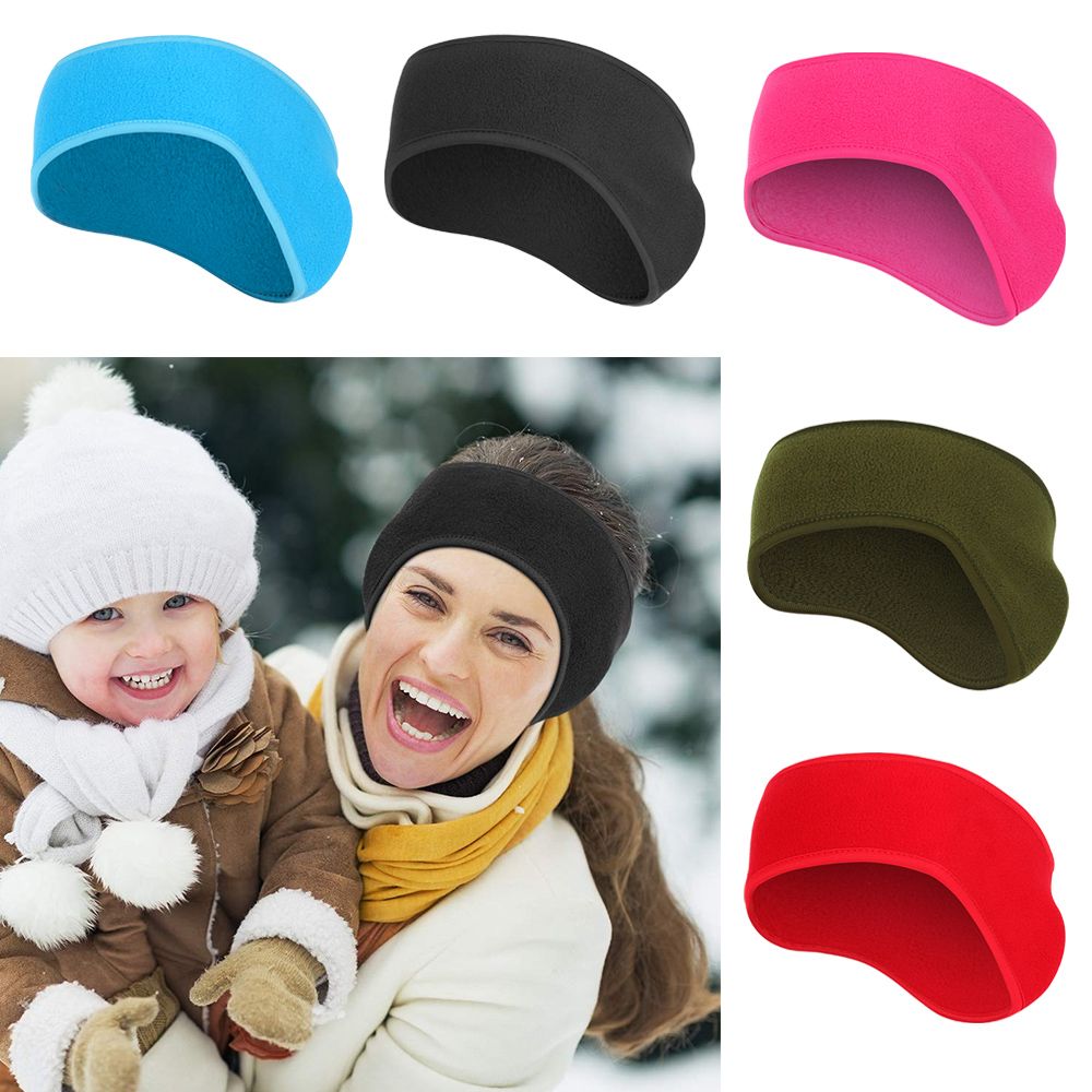 Fleece Ear Warmer Band - 1 unidade de faixa de cabelo