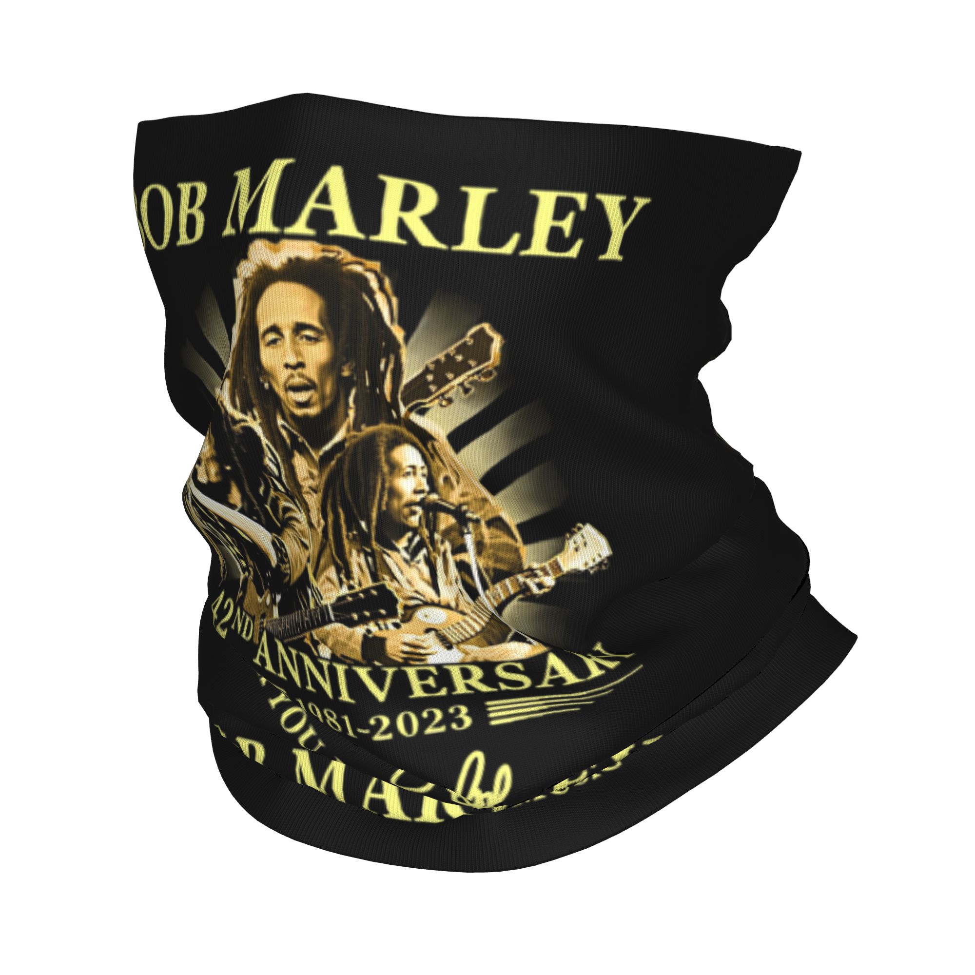 Neck Gaiter Fleece - Personalizado jamaica cantor reggae rock bob