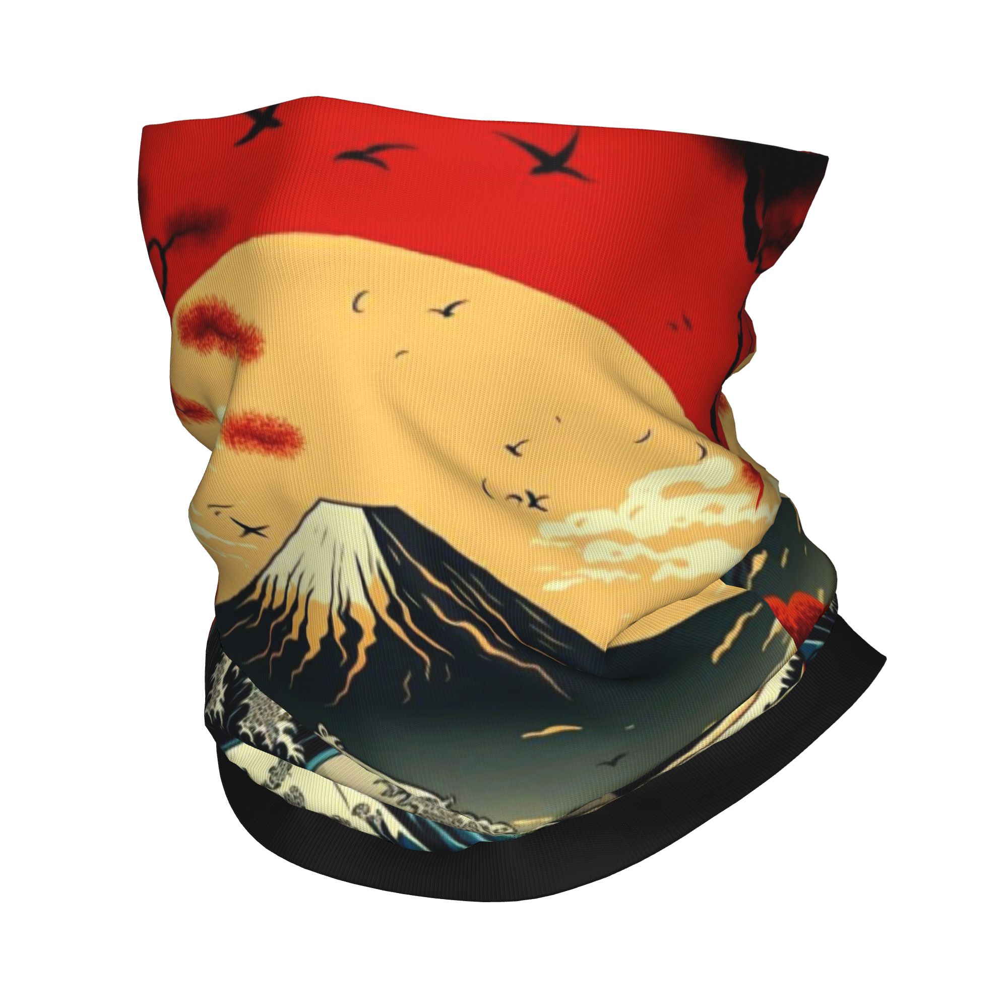 Neck Gaiter Fleece - A Grande Onda de Kanagawa Bandana