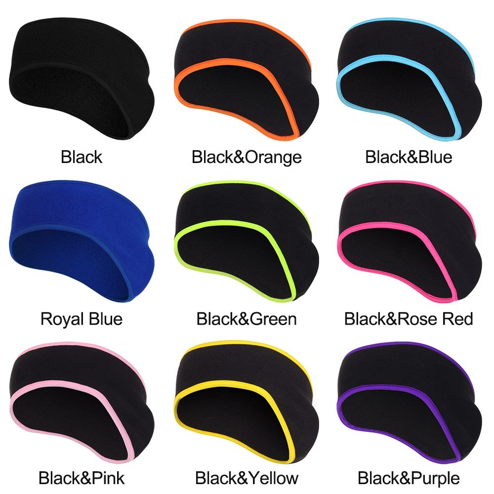 1 unidade de faixa de cabelo c - Fleece Ear Warmer Band avaliação e preço