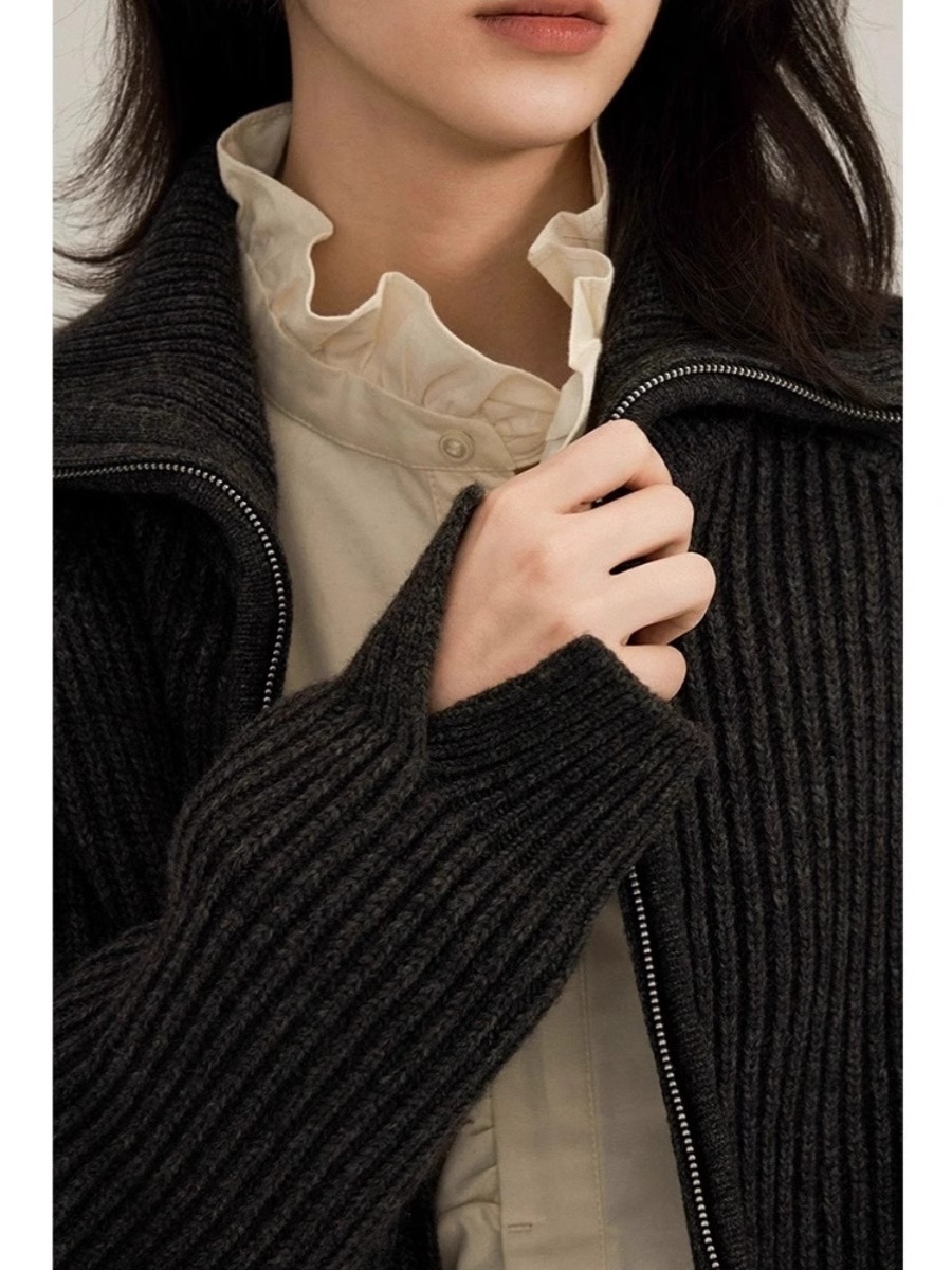 Design pesado outono/inverno l - Wool Coat Peacoat avaliação e preço