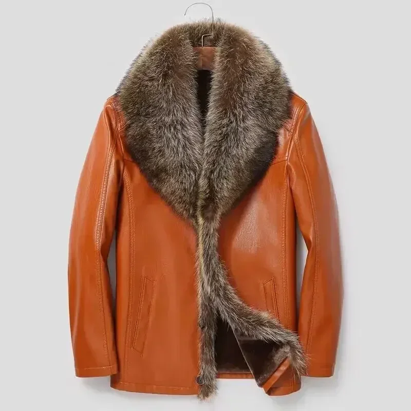 Haining pele um homem com lã e - Wool Coat Peacoat avaliação e preço